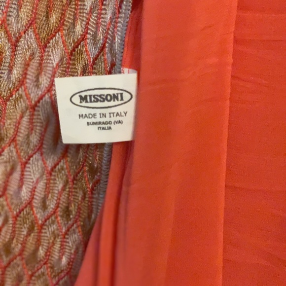 Missoni kimono style dress. Very unusual style. Silk dress worn under. Belted. - Picture 3 of 13